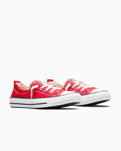 Red Converse Chuck Taylor All Star Shoreline Women Slip On Shoes UK | C-54869029