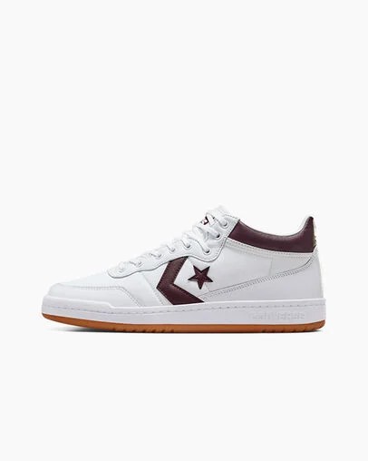 White Converse CONS Fastbreak Pro Leather & Nylon Women Boots UK | C-98437129