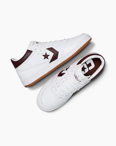 White Converse CONS Fastbreak Pro Leather & Nylon Women Boots UK | C-98437129