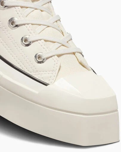 White Converse Chuck 70 De Luxe Squared Men Sneakers UK | C-27153499
