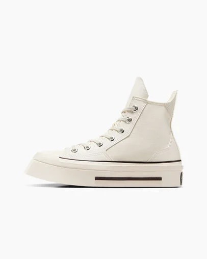 White Converse Chuck 70 De Luxe Squared Men Sneakers UK | C-27153499