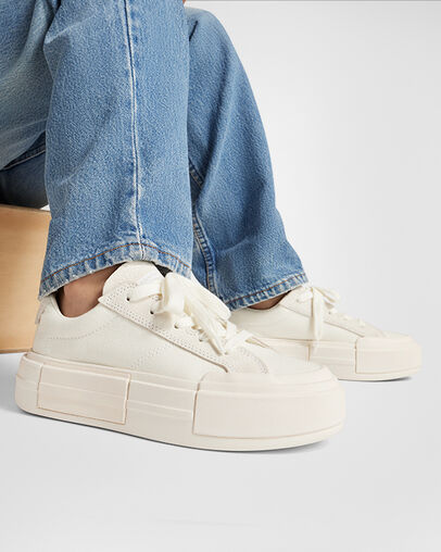White Converse Cruise Men Tennis Shoes UK | C-32597409