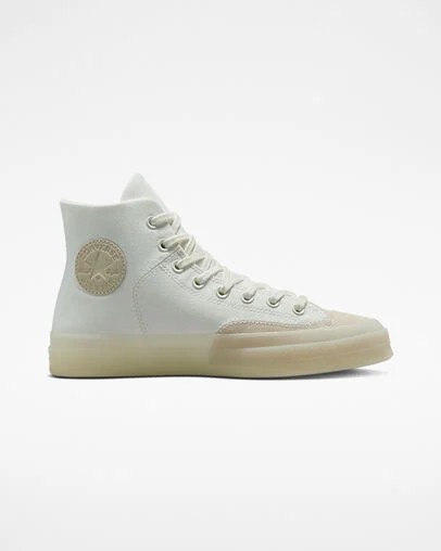 White / Beige Converse Chuck 70 Marquis Men Sneakers UK | C-60143579