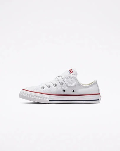 White / Beige Converse Chuck Taylor All Star 1V Kids' Sneakers UK | C-87023969