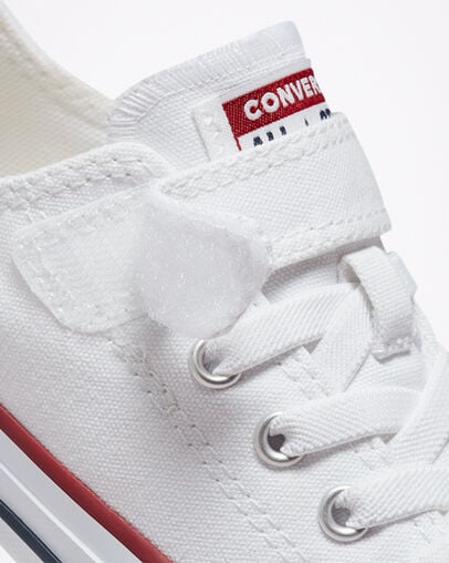 White / Beige Converse Chuck Taylor All Star 1V Kids' Sneakers UK | C-87023969