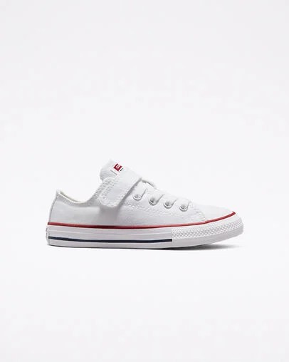 White / Beige Converse Chuck Taylor All Star 1V Kids\' Sneakers UK | C-87023969