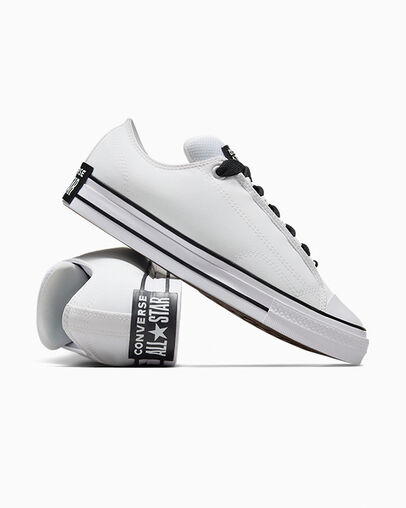 White / Black Converse Chuck Taylor Puff Men Tennis Shoes UK | C-13862749