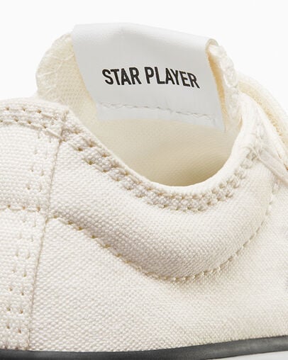 White / Black Converse Star Player 76 Kids' Sneakers UK | C-87965439