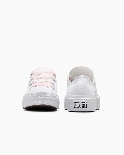 White / Pink Converse Chuck Taylor All Star Lift Women Platform Shoes UK | C-01842979