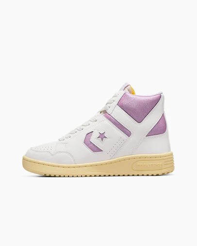 White / Purple Converse Shai Weapon Men Basketball Shoes UK | C-67125989