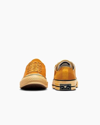 Yellow / Black Converse Chuck 70 Upcycled Men Tennis Shoes UK | C-95847619